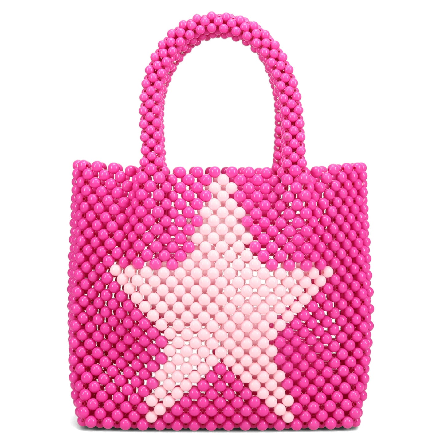 STAR BEADS HAND BAG / PINK