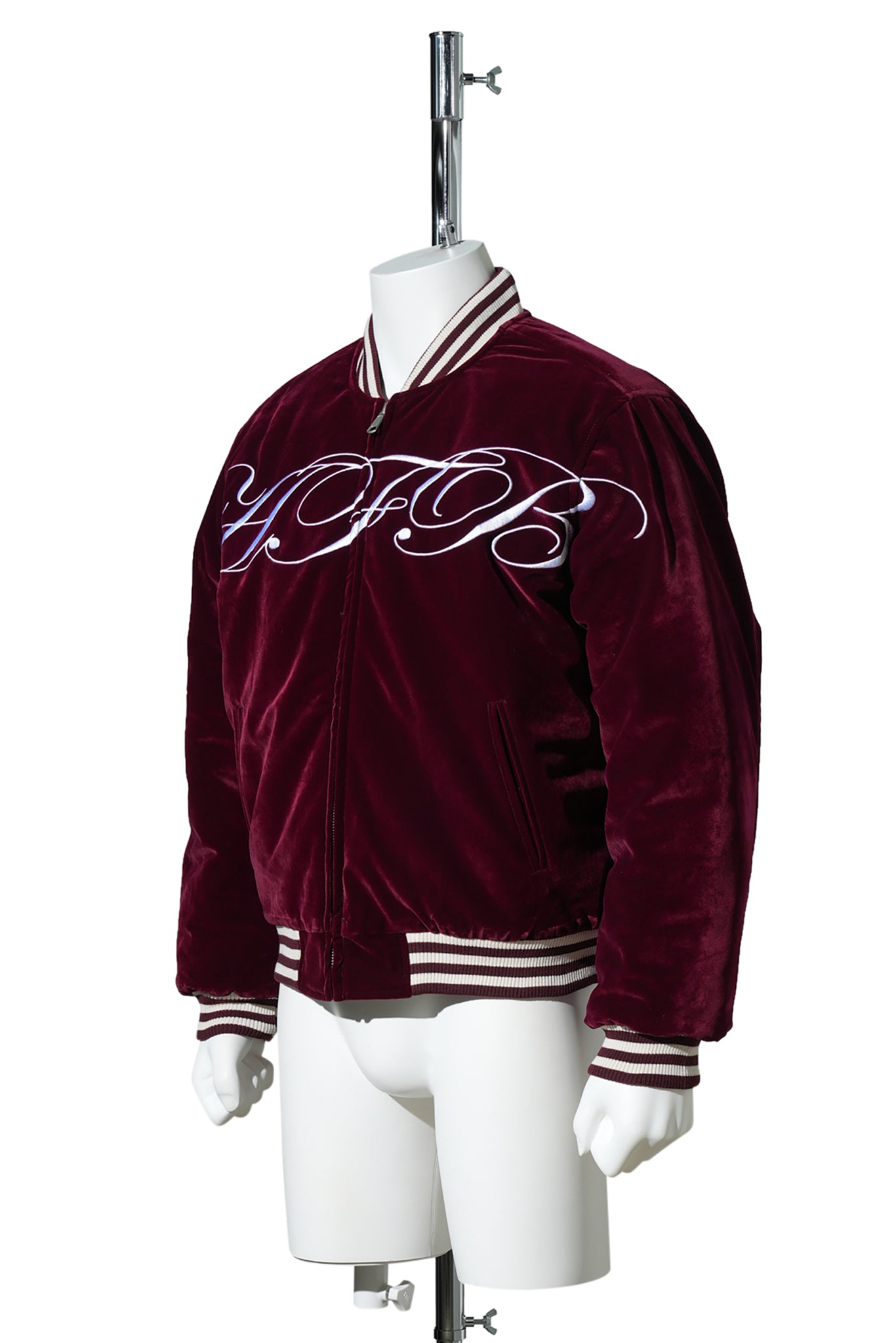 SIGNATURE BOMBER JACKET / WINE