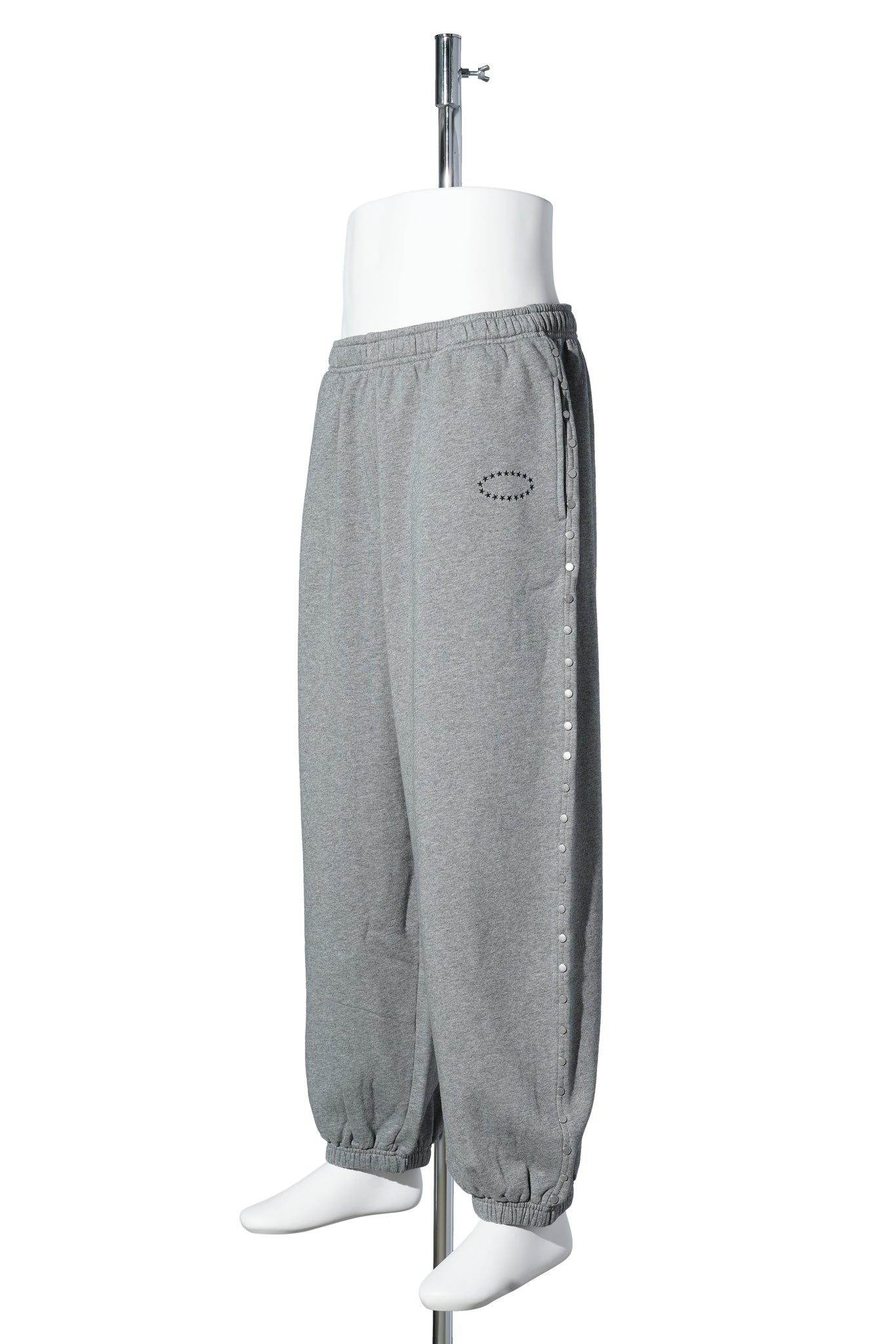STUDDED BIG SWEAT PANTS / GREY
