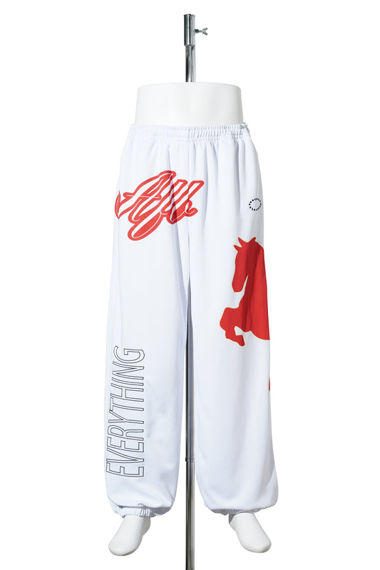 EHFR SPORT TRACK PANTS / WHITE