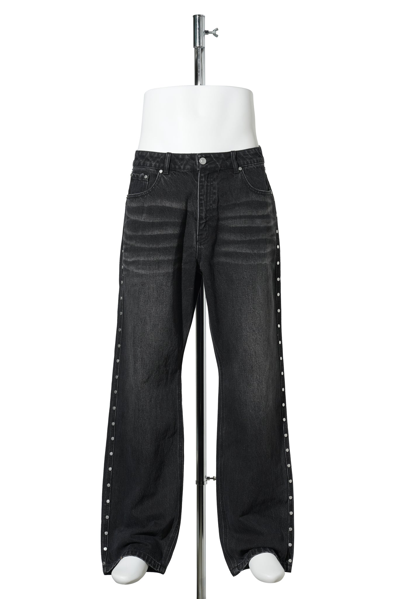 STREET STRAGHT PANTS / BLACK