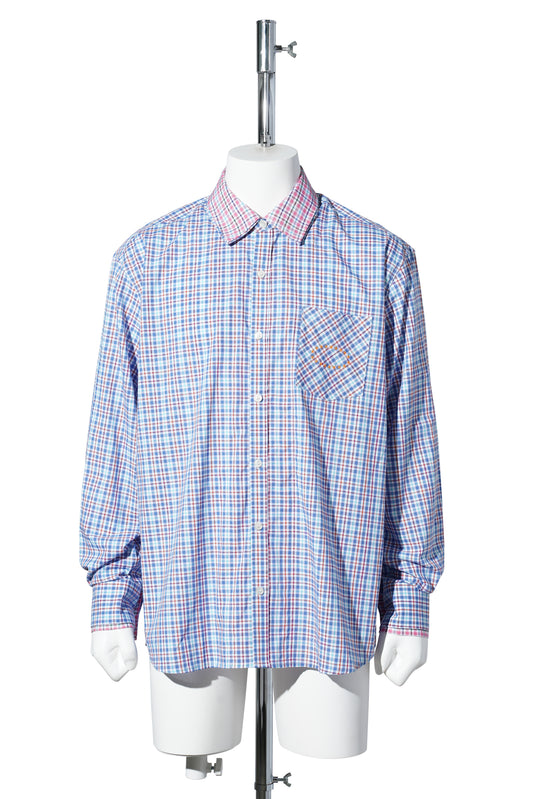 DOUBLE LAYERD SHIRTS / PINK