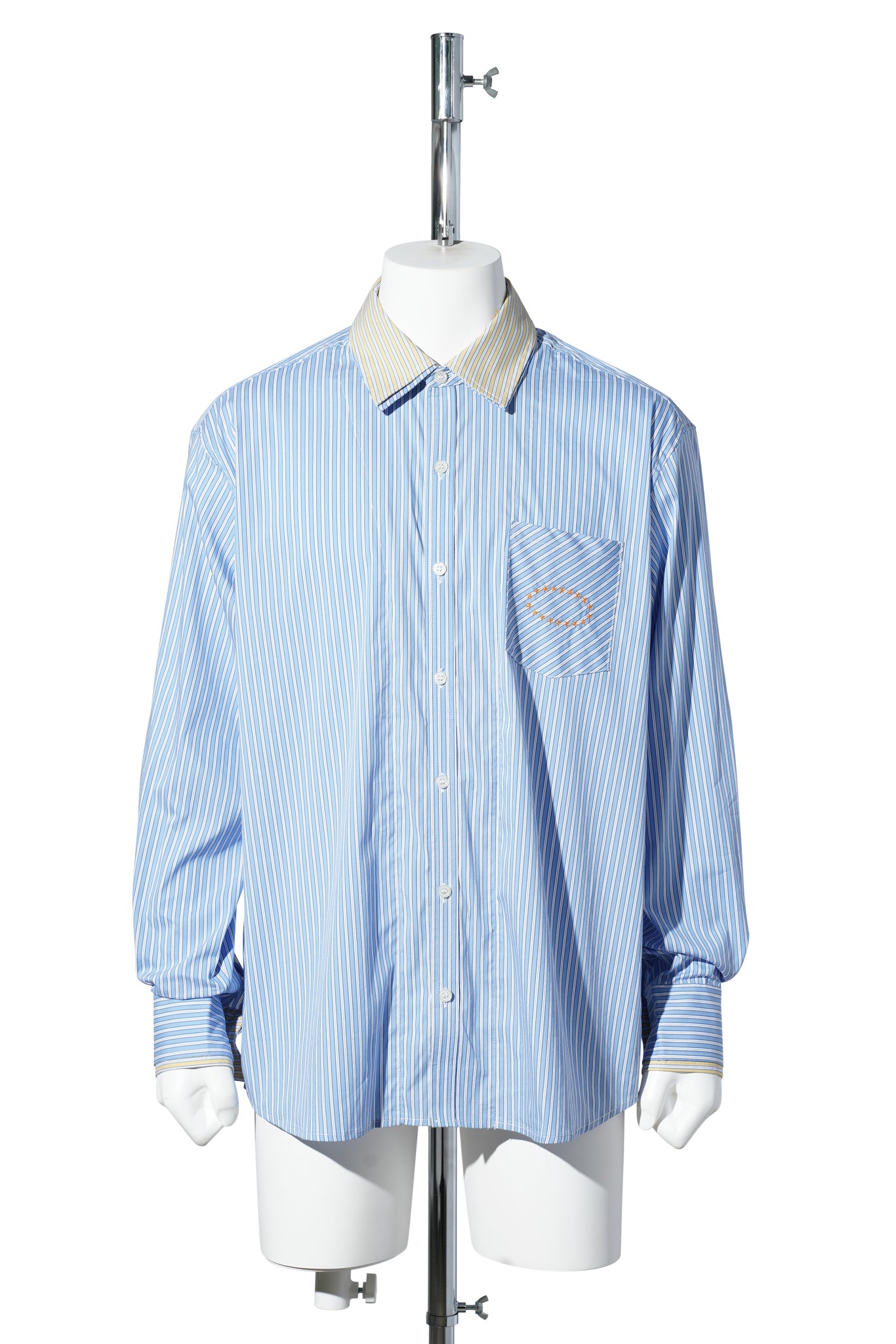 DOUBLE LAYERD SHIRTS / YELLOW