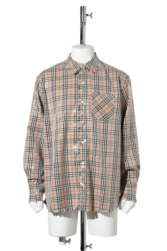 SPANGLE SHIRTS / BEIGE