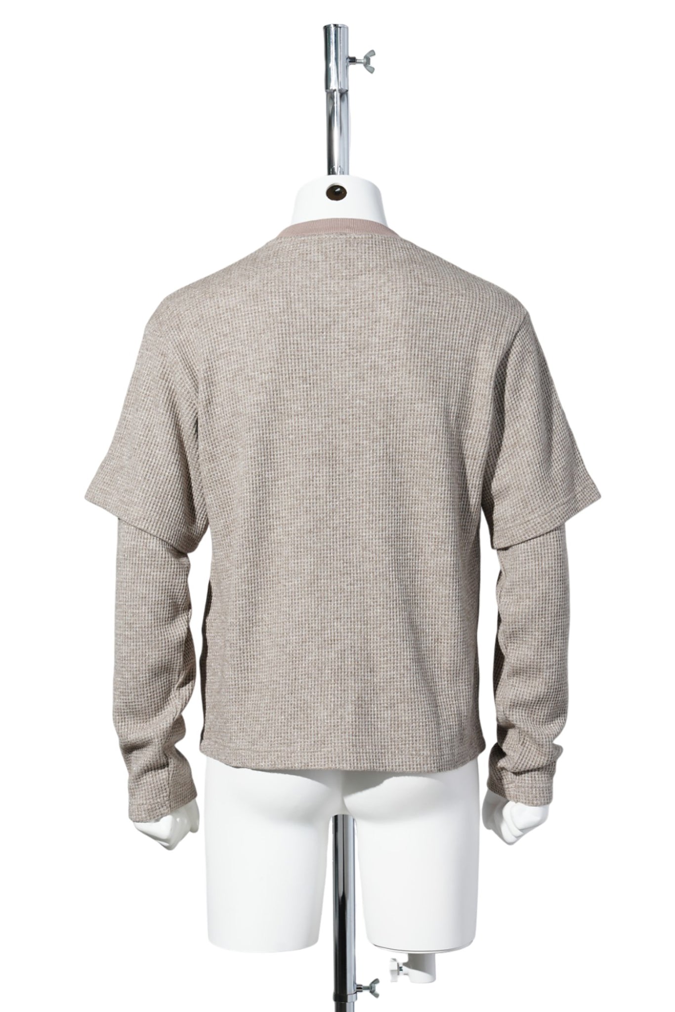 THERMAL LAYERD GLITTER LS TEE / BROWN