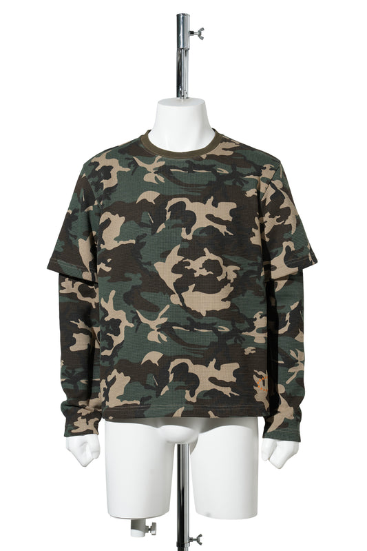 THERMAL LAYERD LS TEE / CAMO GREEN