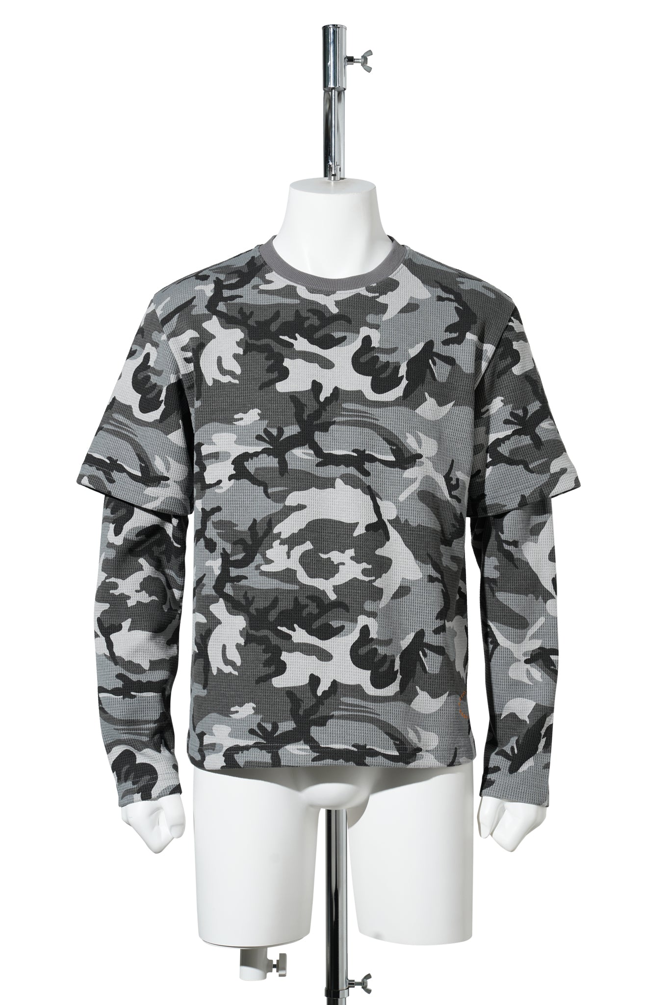 THERMAL LAYERD LS TEE / CAMO WHITE