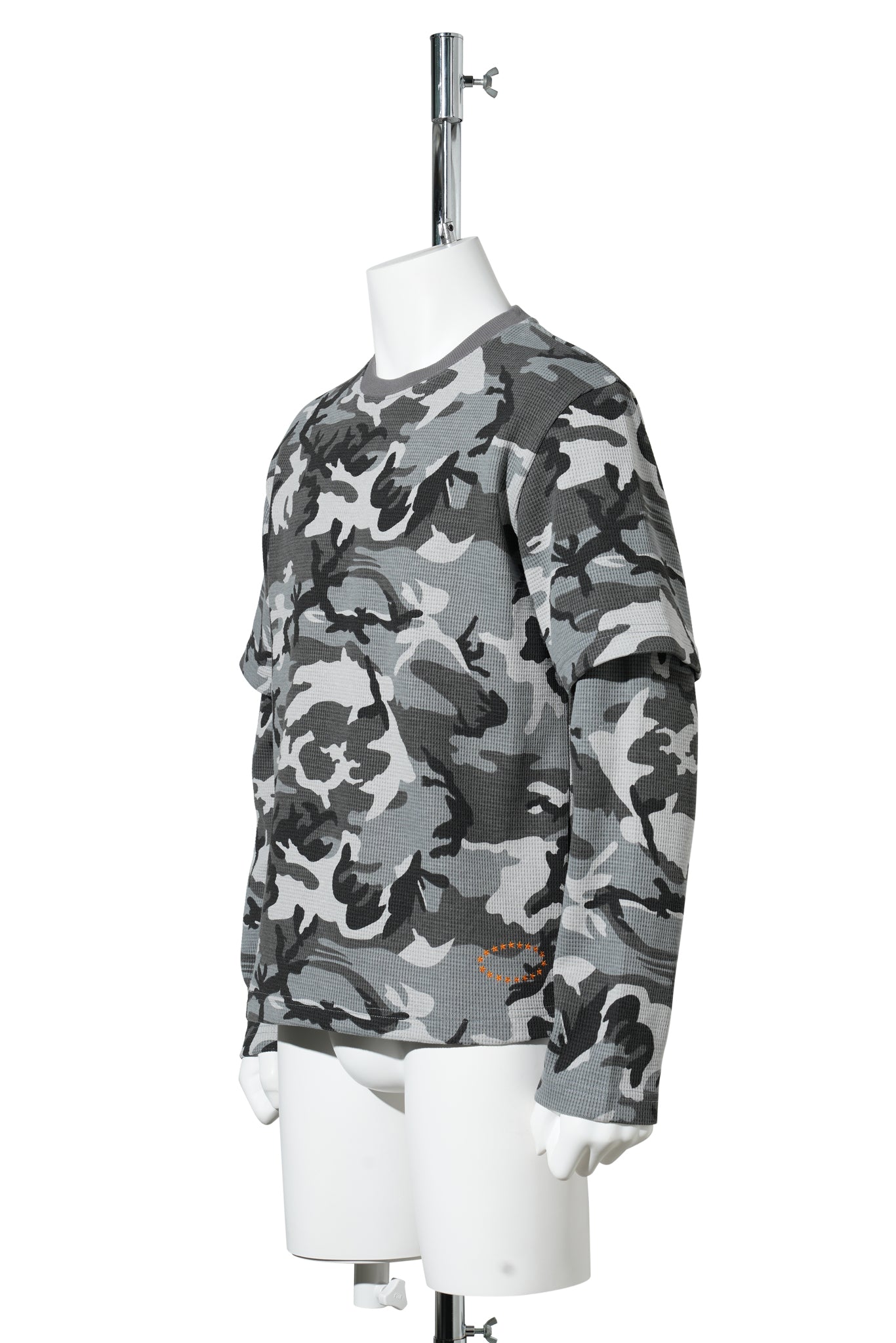 THERMAL LAYERD LS TEE / CAMO WHITE