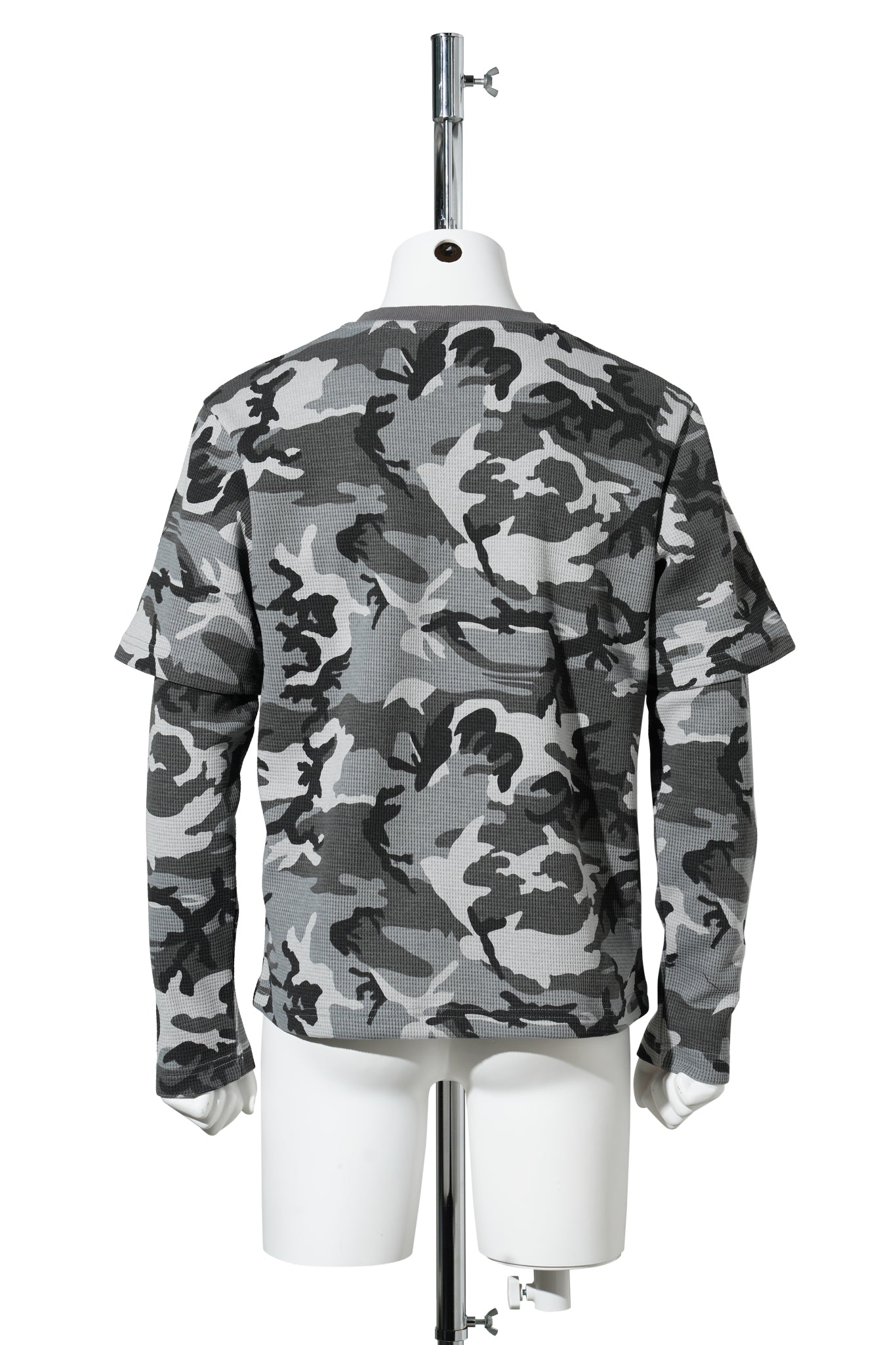 THERMAL LAYERD LS TEE / CAMO WHITE