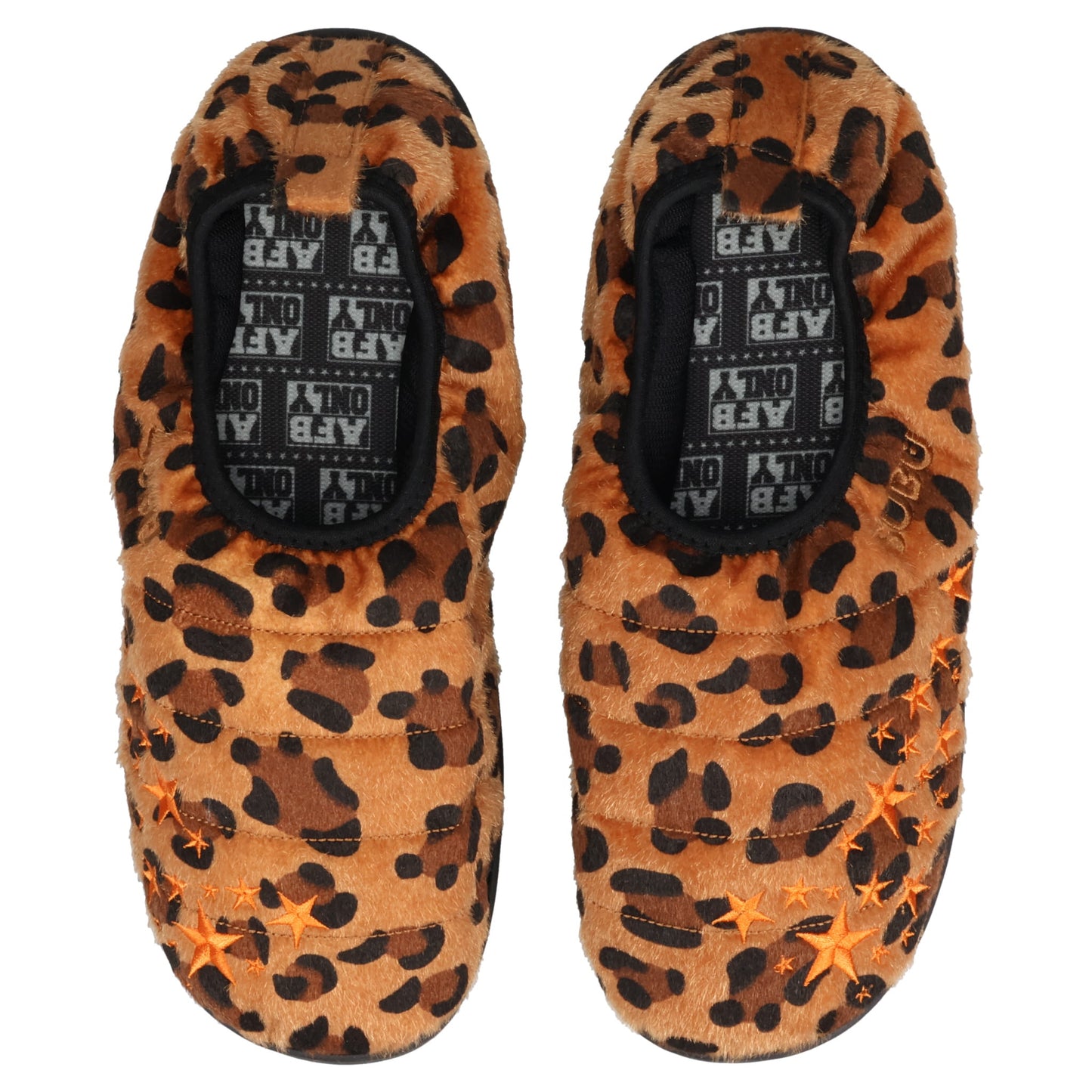 LEOPARD STAR MULE / BROWN