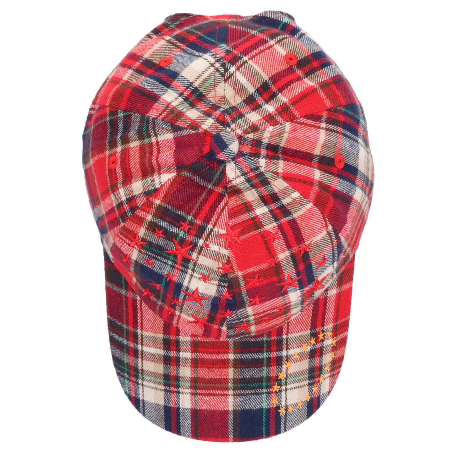 STAR CAP / CHECK RED