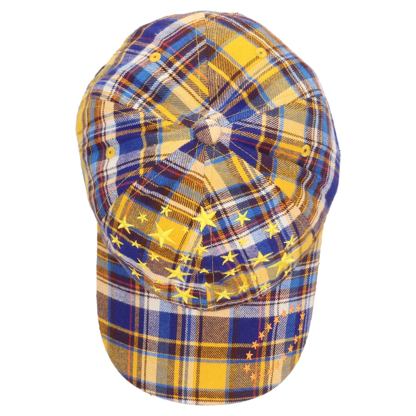 STAR CAP / CHECK YELLOW