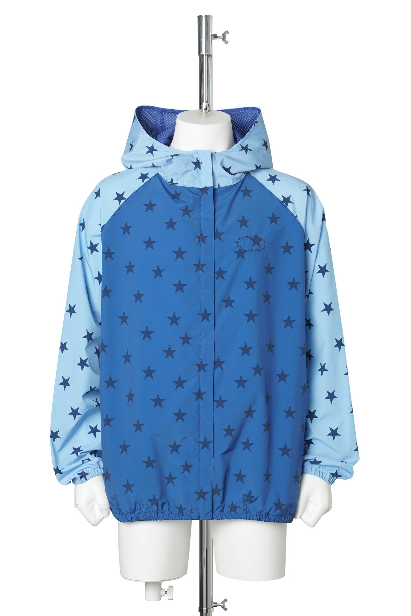 TWO TONE STAR PARKA / BLUE