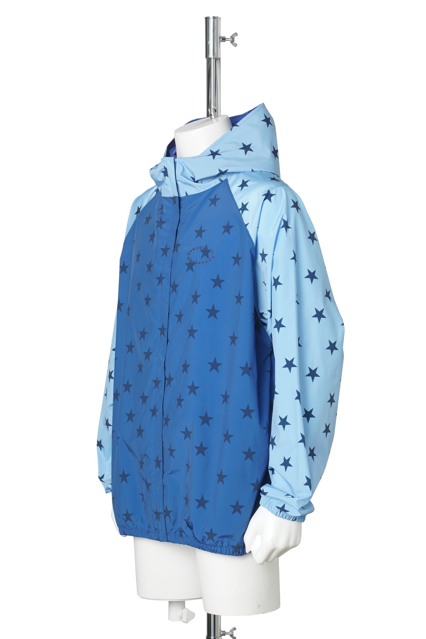 TWO TONE STAR PARKA / BLUE
