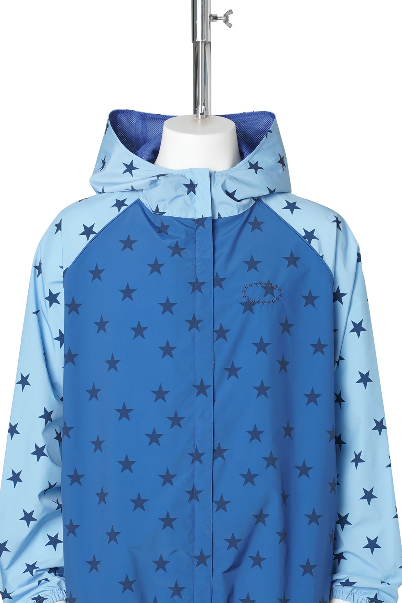 TWO TONE STAR PARKA / BLUE