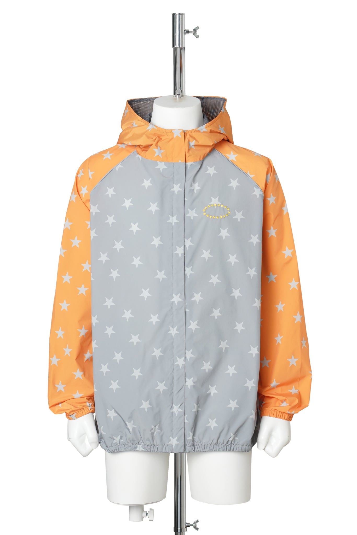 TWO TONE STAR PARKA / GRAY