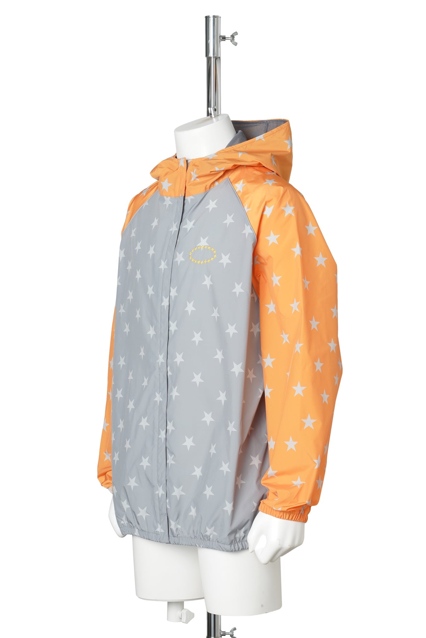 TWO TONE STAR PARKA / GRAY