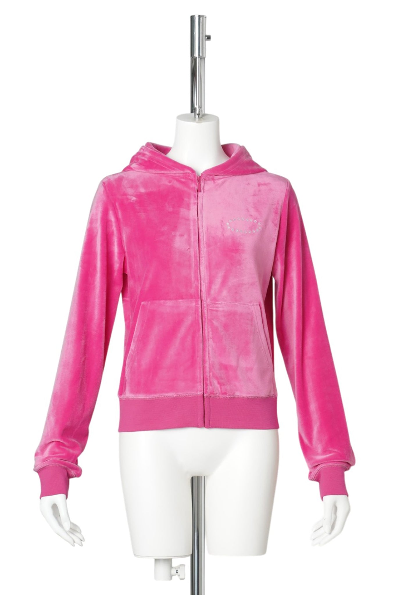 WMS VELOUR HOODIE / PINK