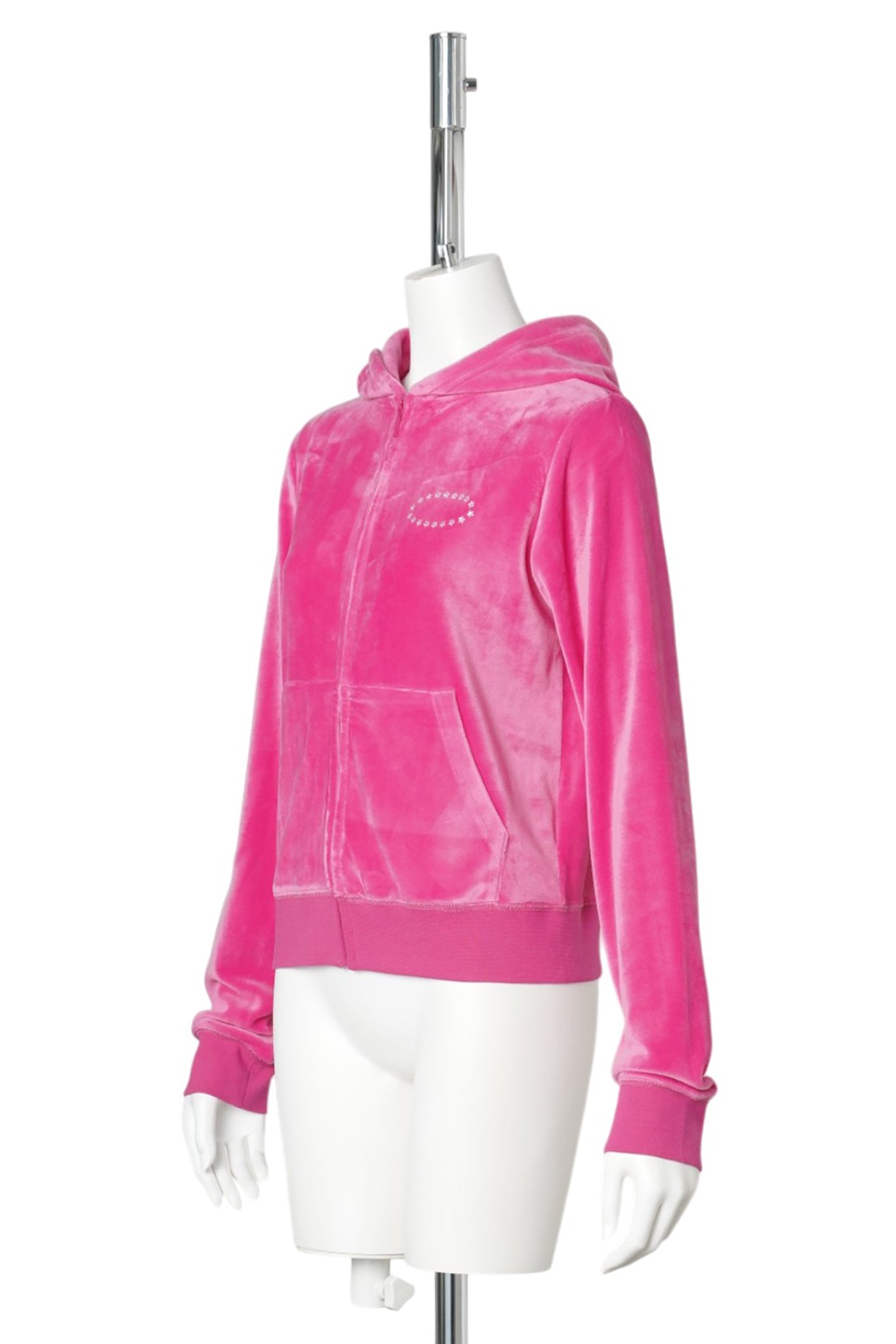 WMS VELOUR HOODIE / PINK