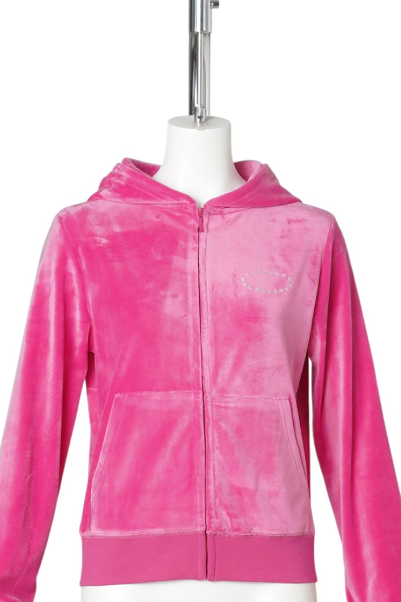 WMS VELOUR HOODIE / PINK