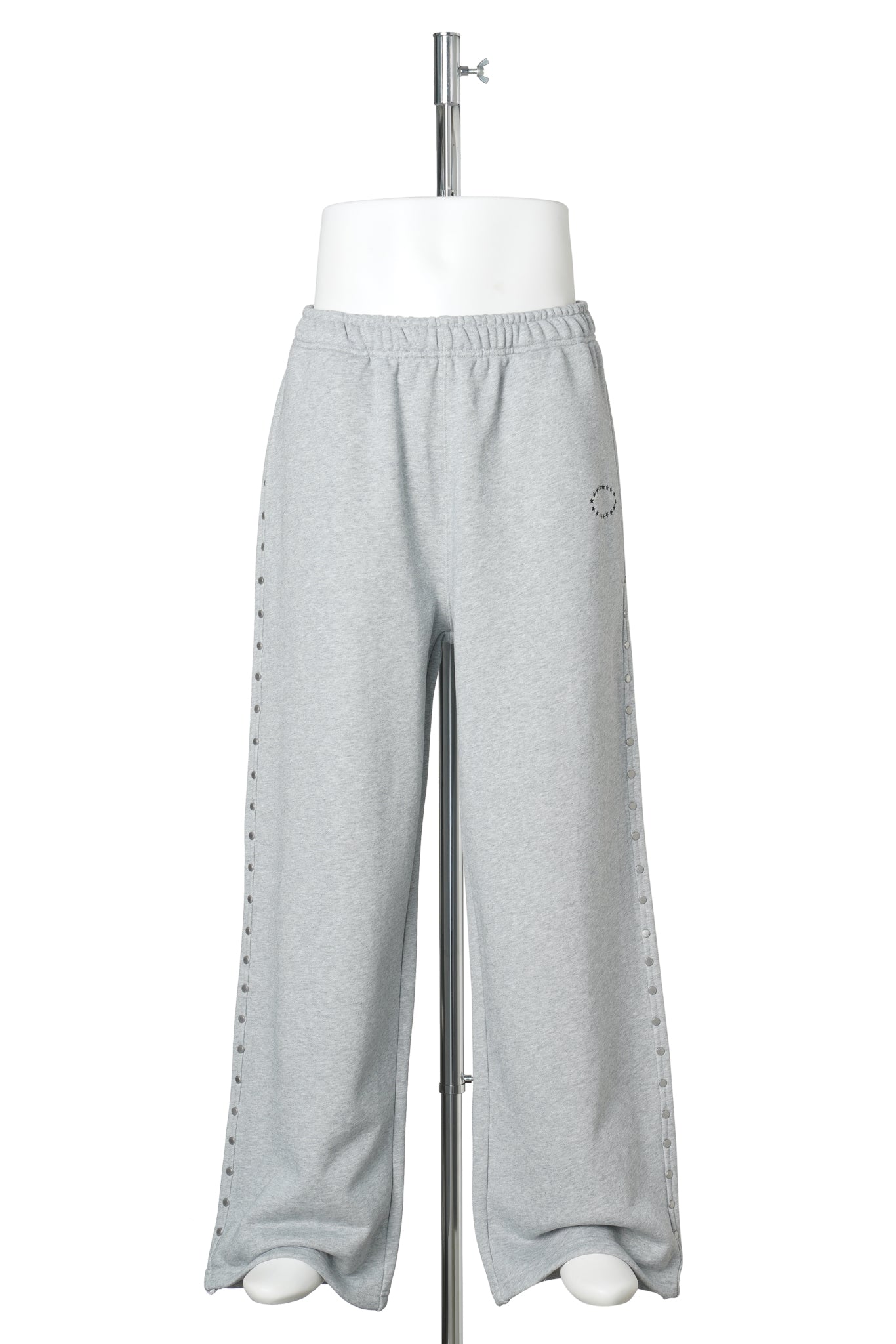STUDDED BAGGY SWEAT PANTS / GRAY