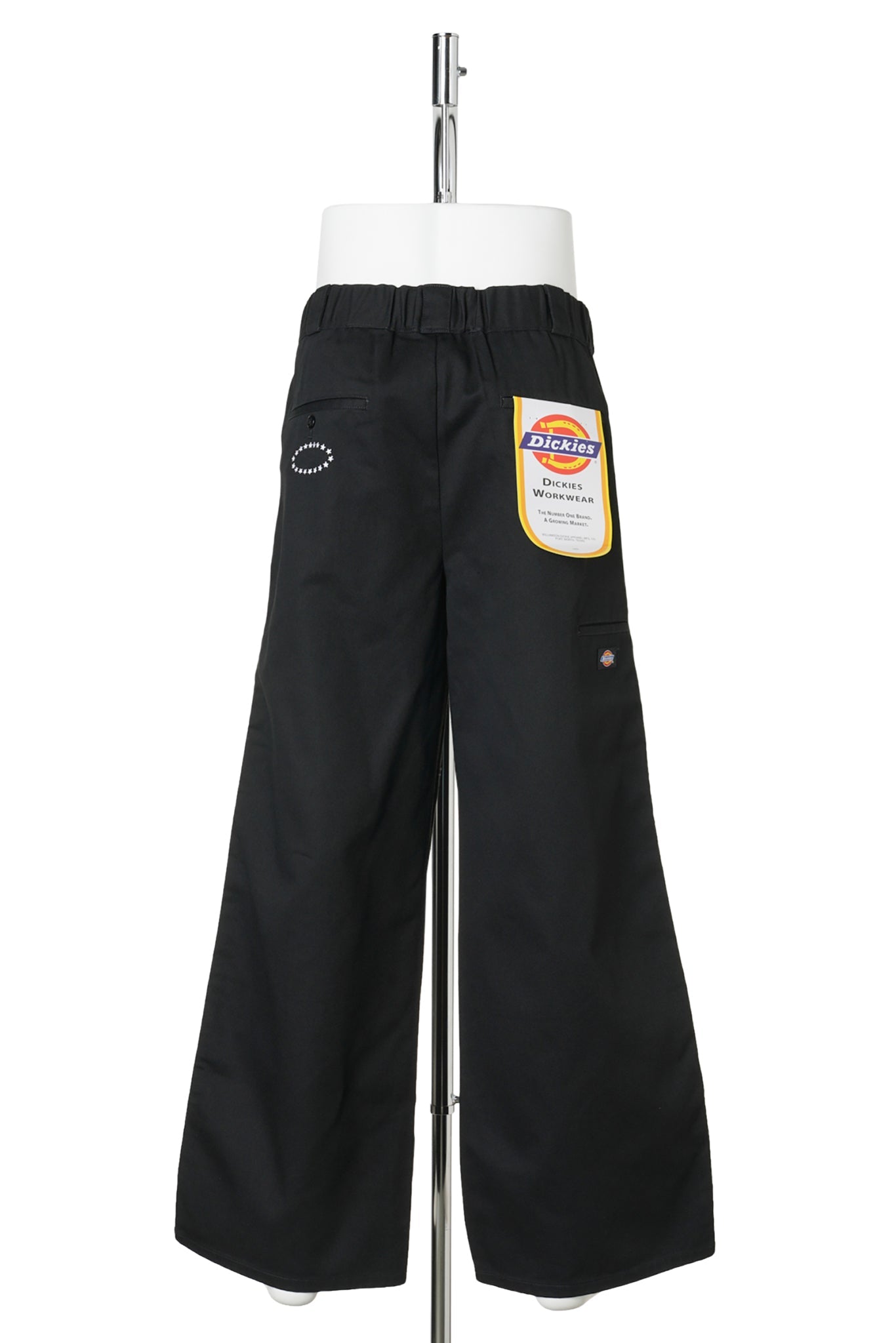STUDDED WIDE PANTS / BLACK