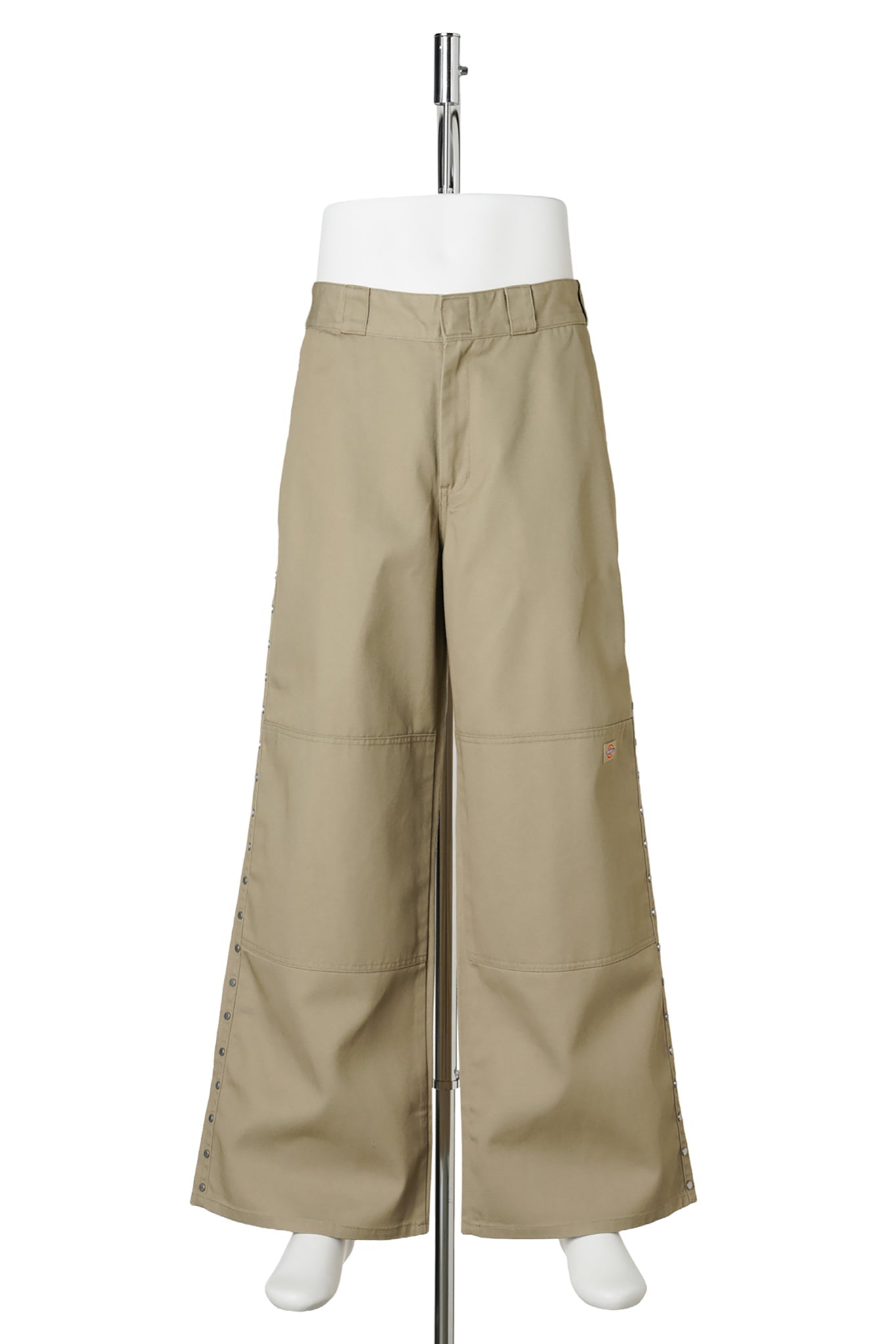 STUDDED WIDE PANTS / KHAKI