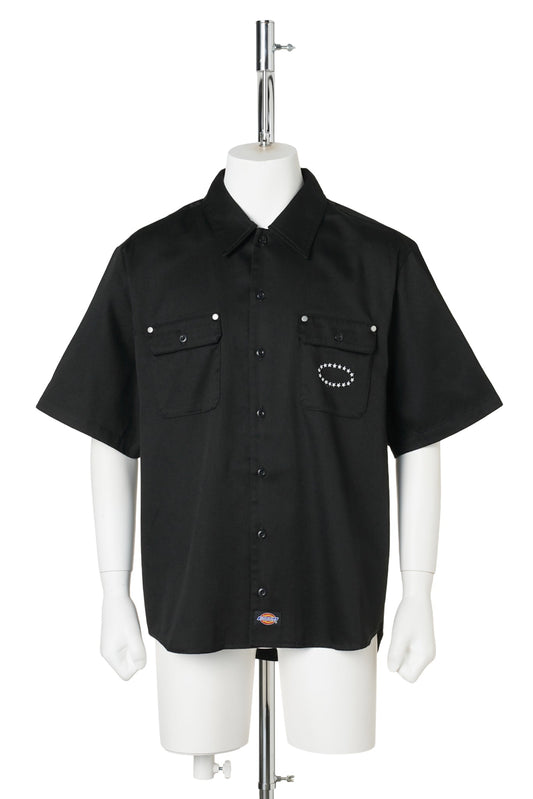 HALF SLEEVE SHIRTS / BLACK