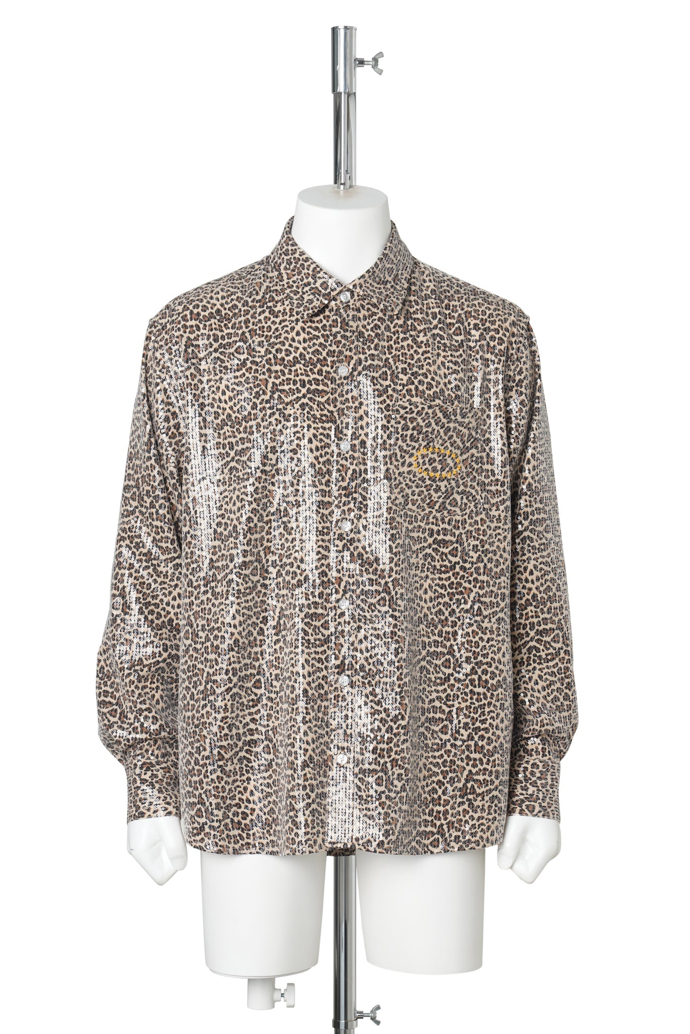 SPANGLE SHIRTS / LEOPARD