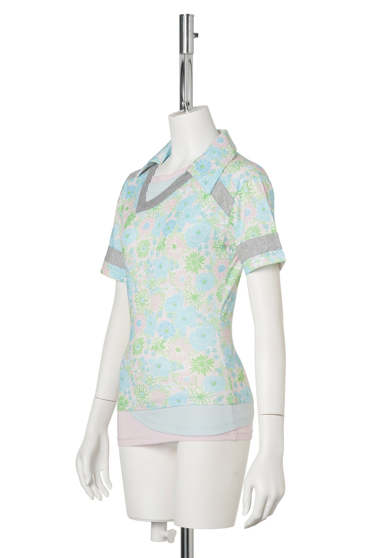 TRIPLE TSHIRT / MULTI BLUE