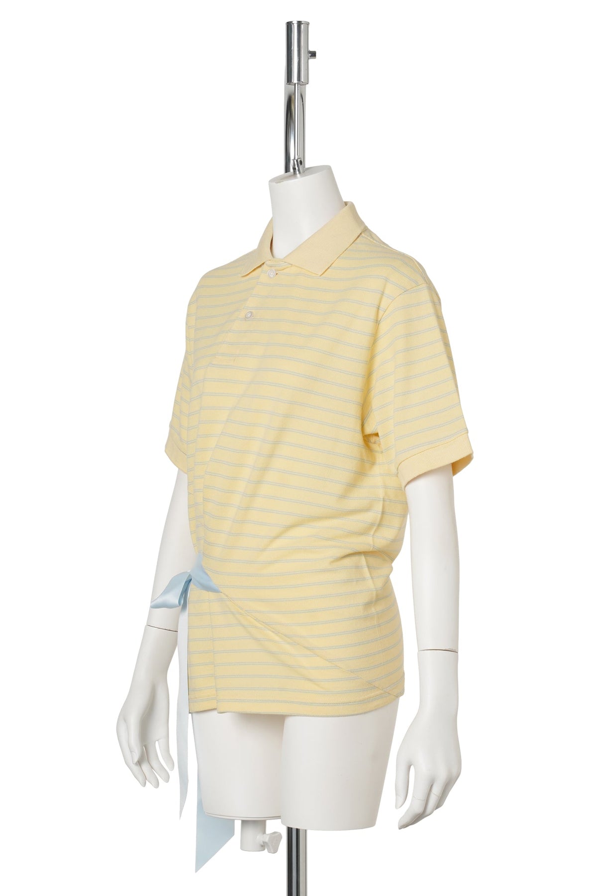 TIED POLO / YELLOW/BLUE