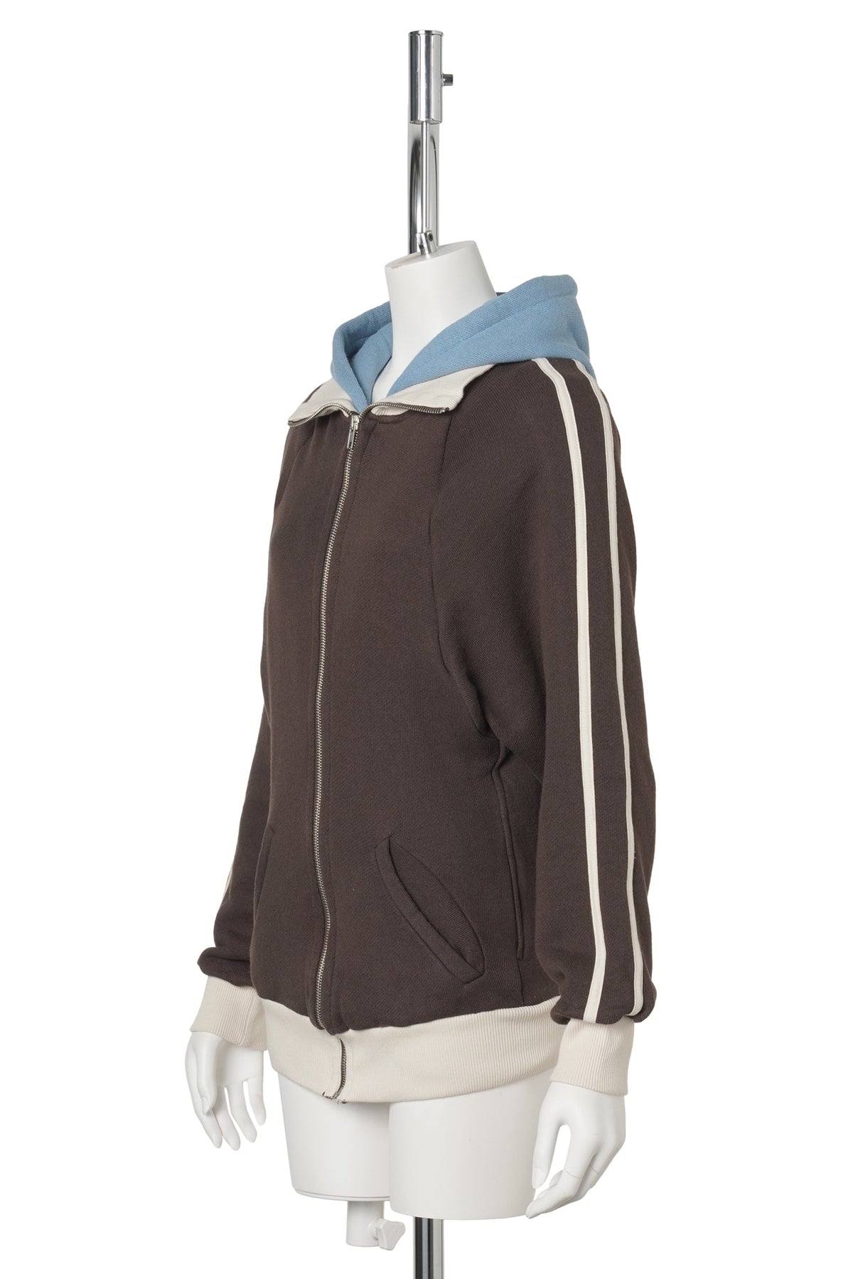 DOUBLE TRACK JACKET / BROWN/CREAM/BLUE