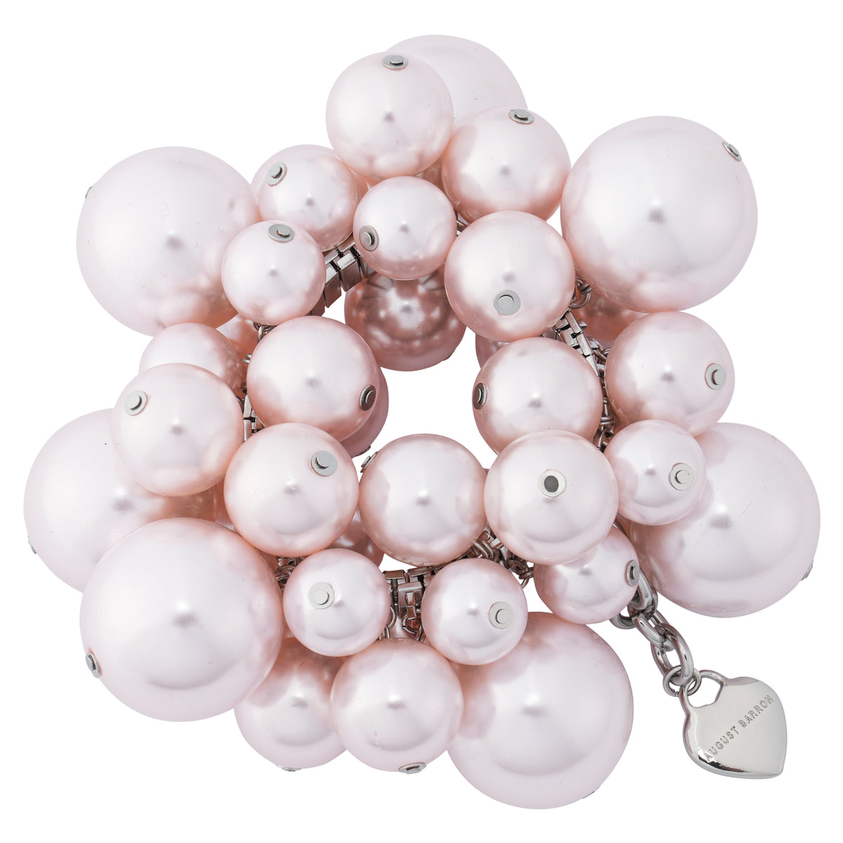 PUFFED PEARLBRACELET / PINK – GR8