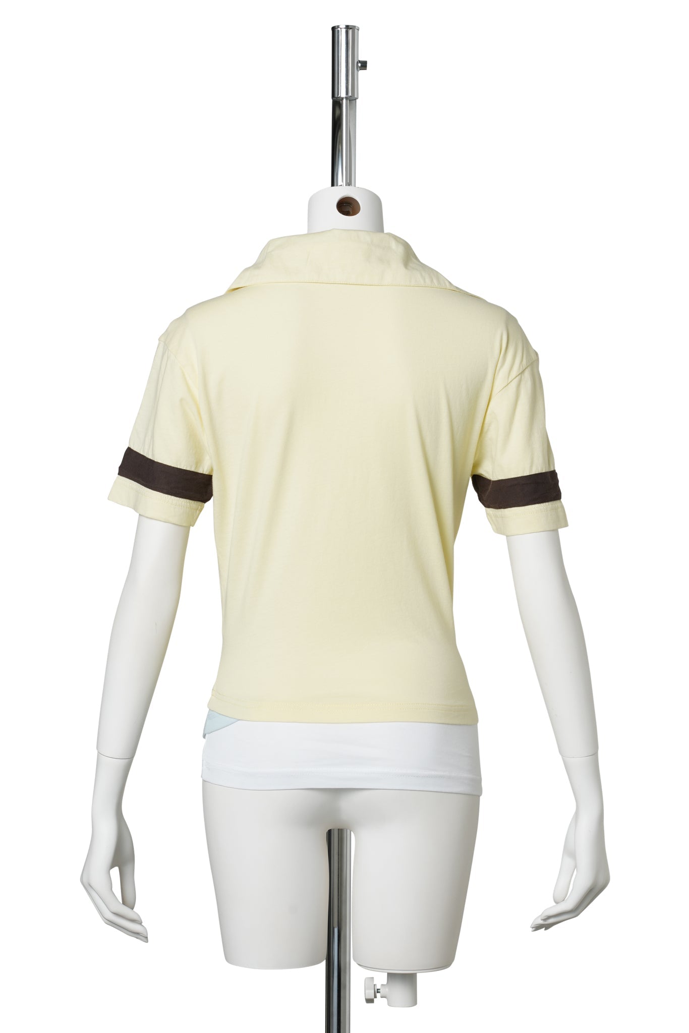TRIPLE T-SHIRT / LIGHT YELLOW, BABY BLUE