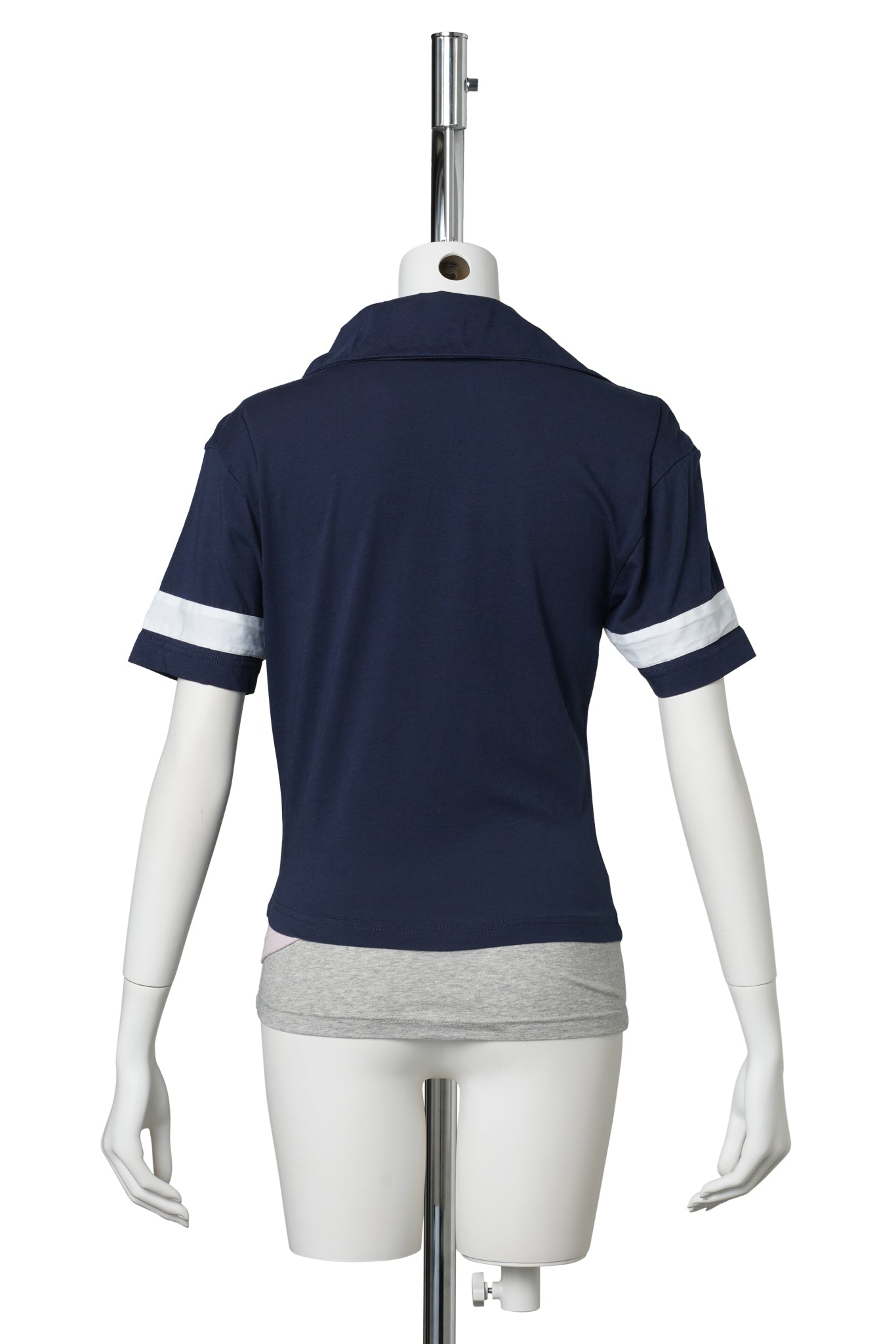 TRIPLE T-SHIRT / NAVY, WHITE, LIGHT PINK