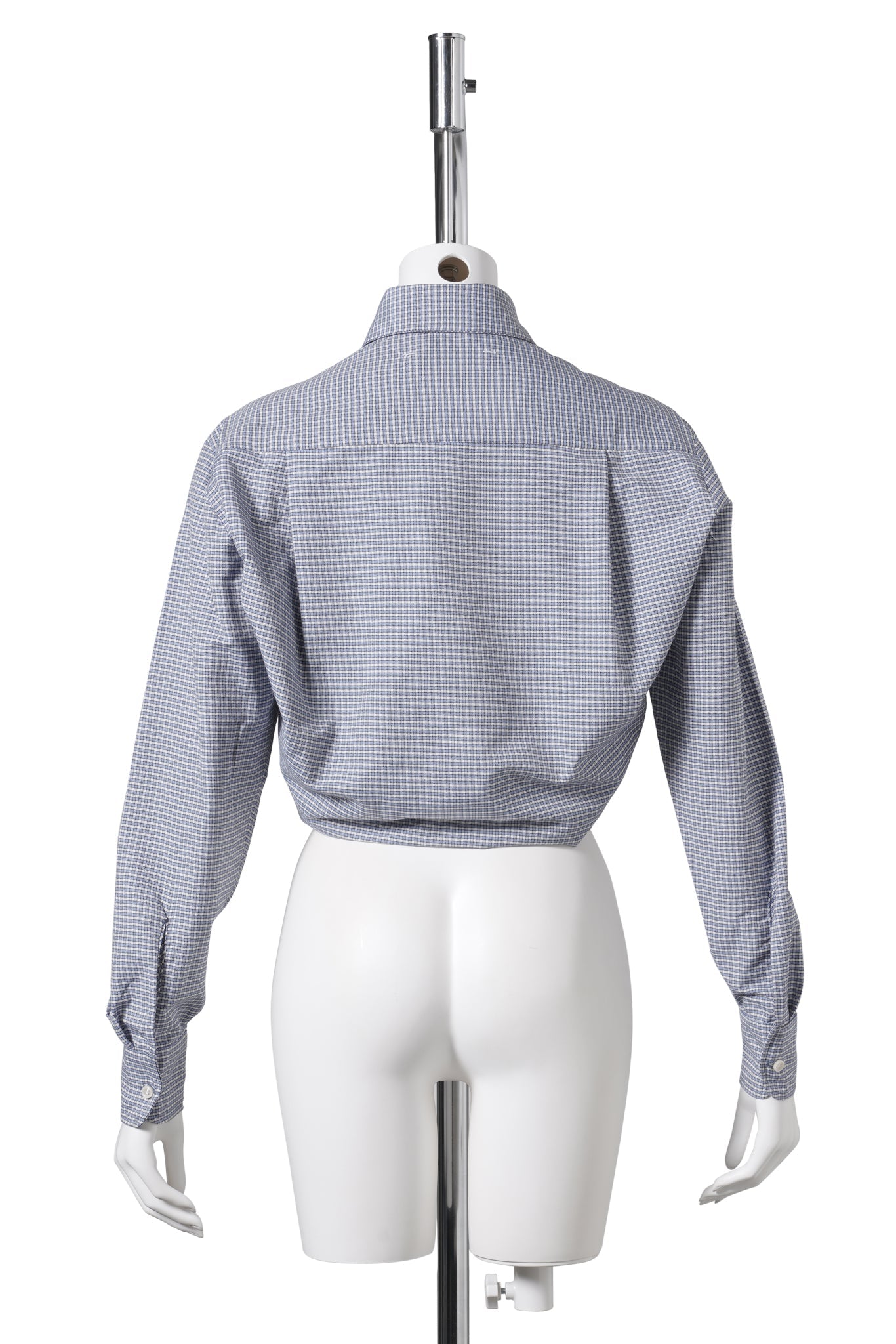 LIFTED SHIRT / BLUE AND WHITE