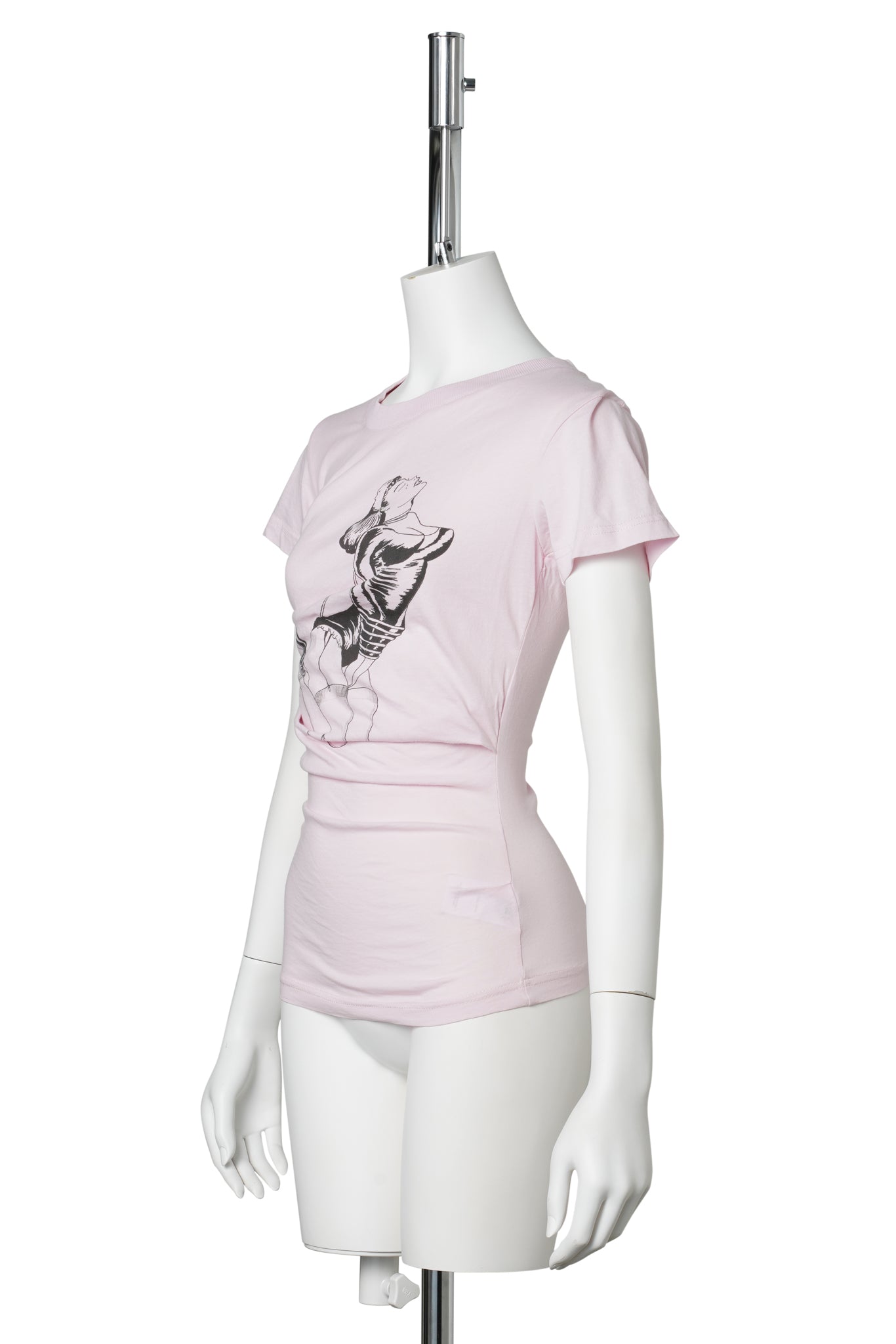 LIFTED T-SHIRT / LIGHT PINK