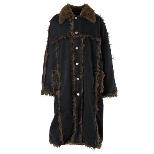 DURDEN DENIM COAT / 002:BLACK