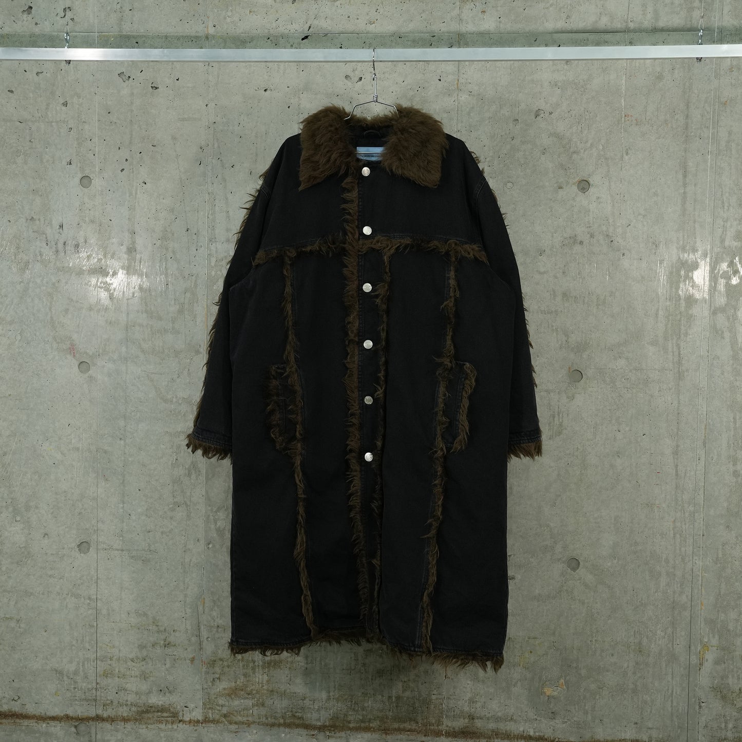 DURDEN DENIM COAT / 002:BLACK