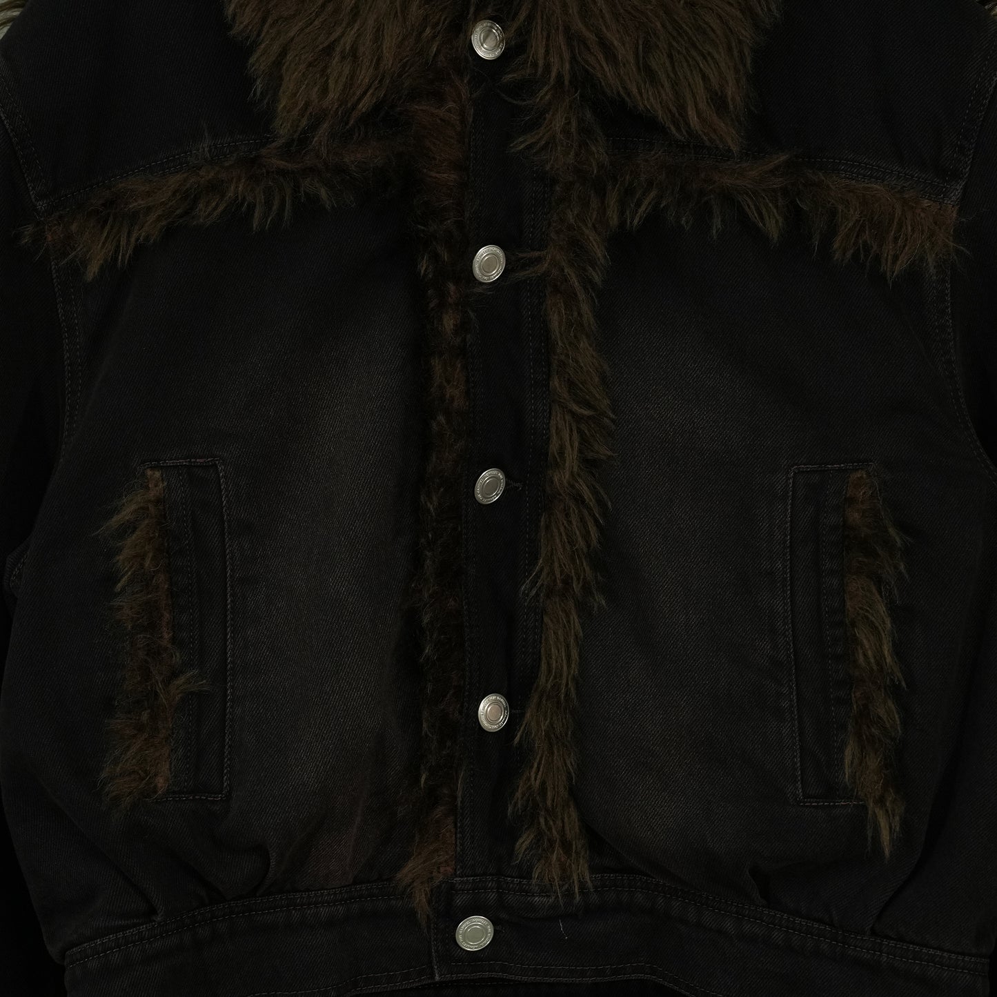 TRUCKER DENIM JACKET / 006:BROWN