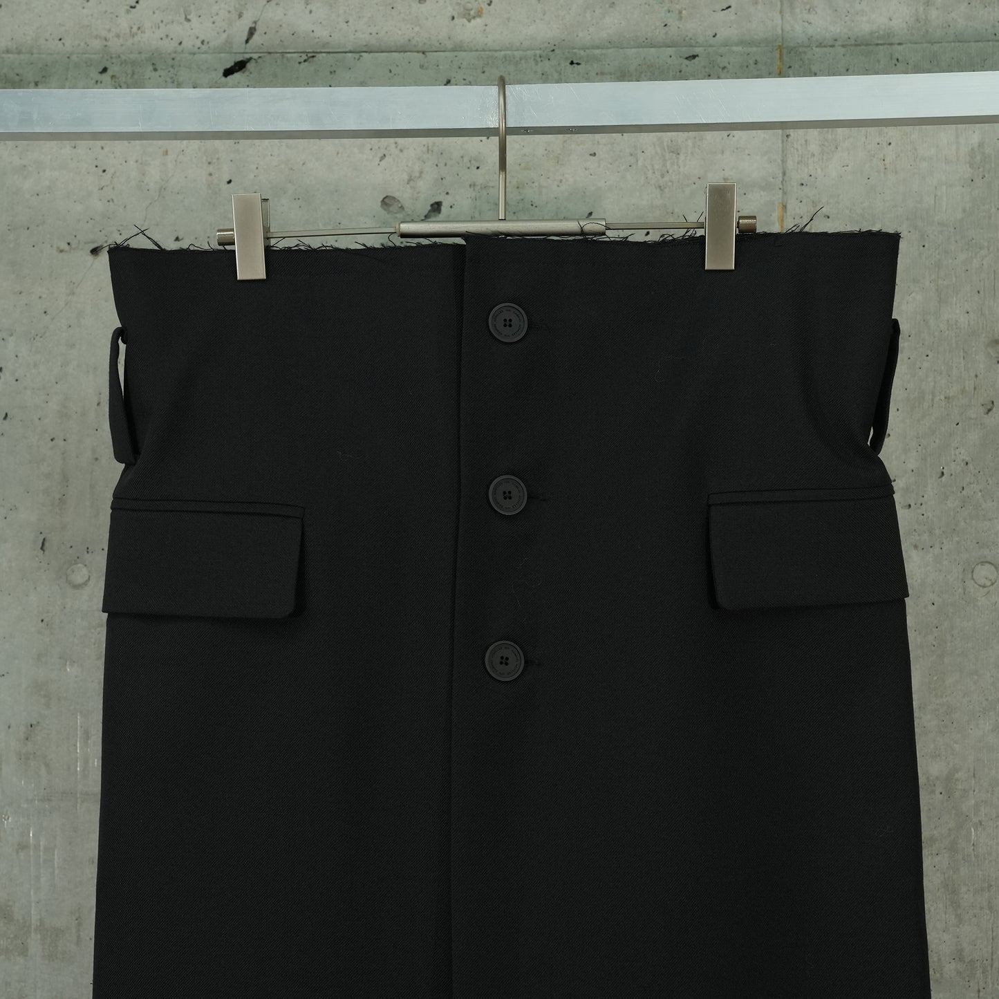 SPLIT SKIRT / 002:BLACK