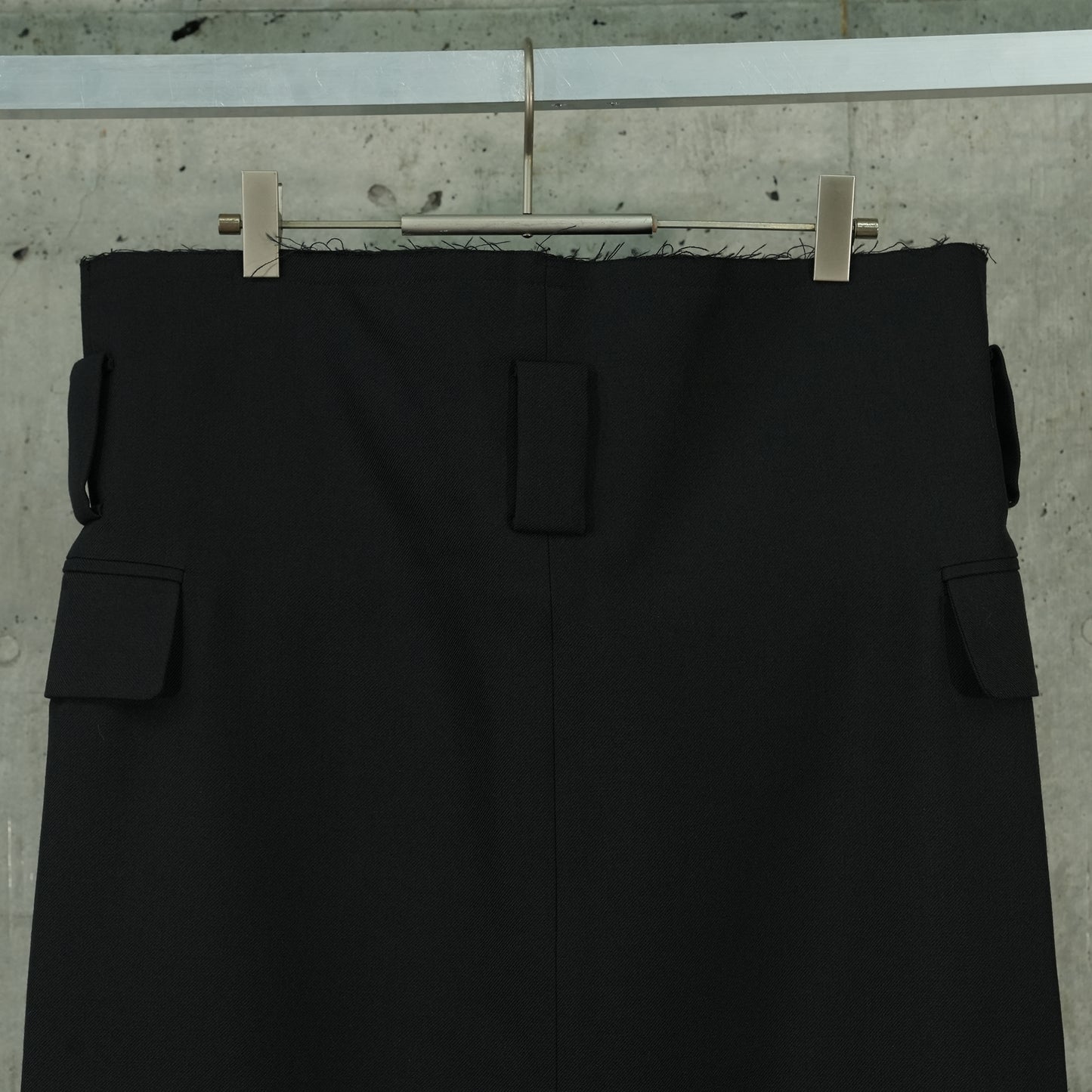 SPLIT SKIRT / 002:BLACK