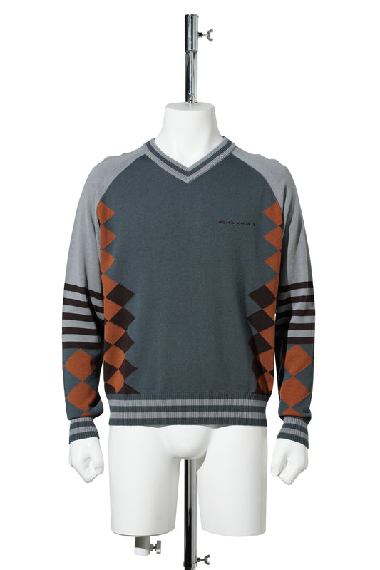 LARICOID KNIT JUMPER / 021:MIST/RUST