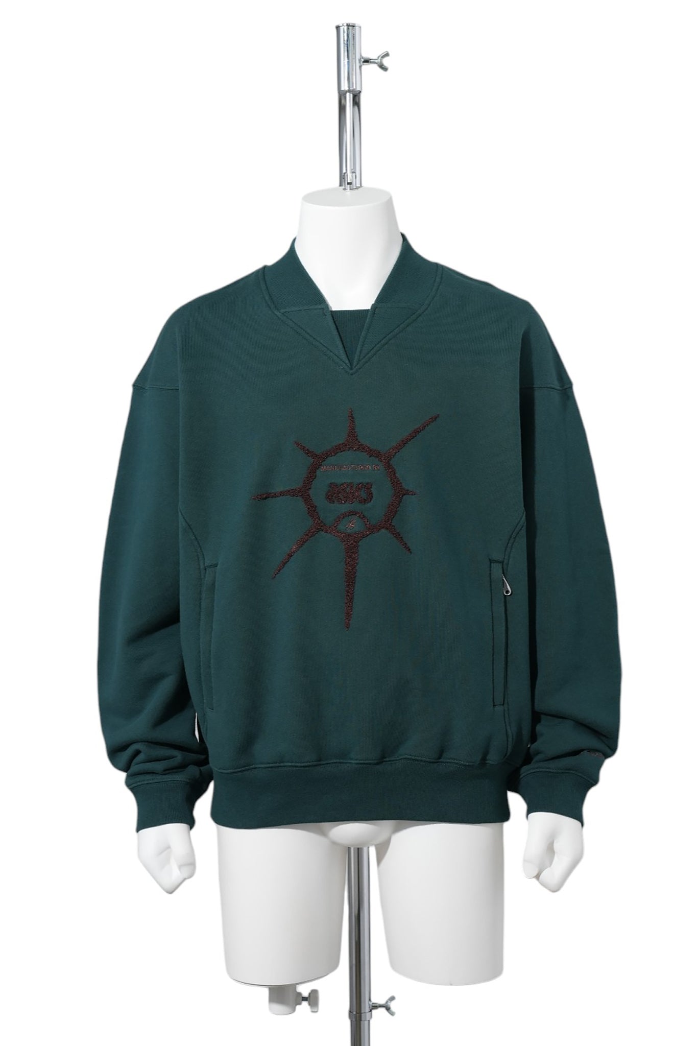 PYROLOI SWEAT SHIRT / 401:TEAL