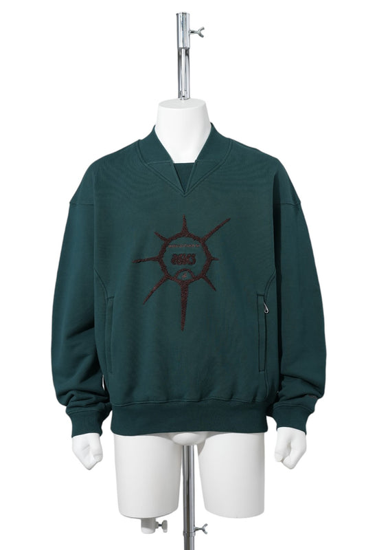 PYROLOI SWEAT SHIRT / 401:TEAL