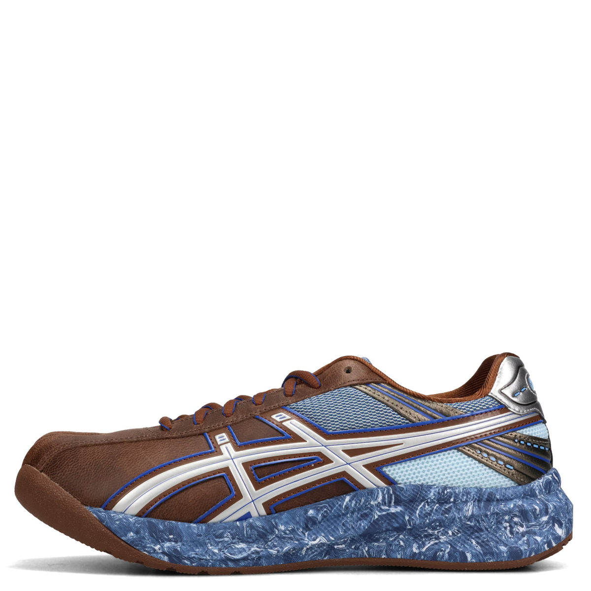 LYASA FF II / 200:REDDISH BROWN/ASICS BLUE