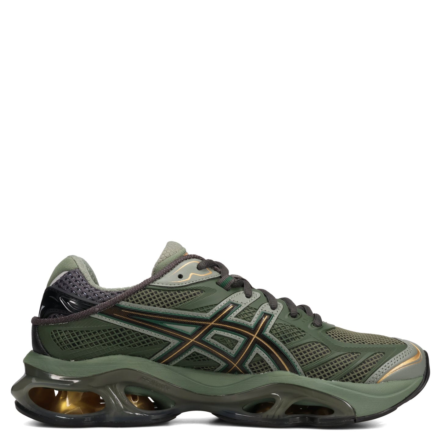 GEL-KINETIC 2.0 / 025:OBSIDIAN GREY/OLIVE CANVAS