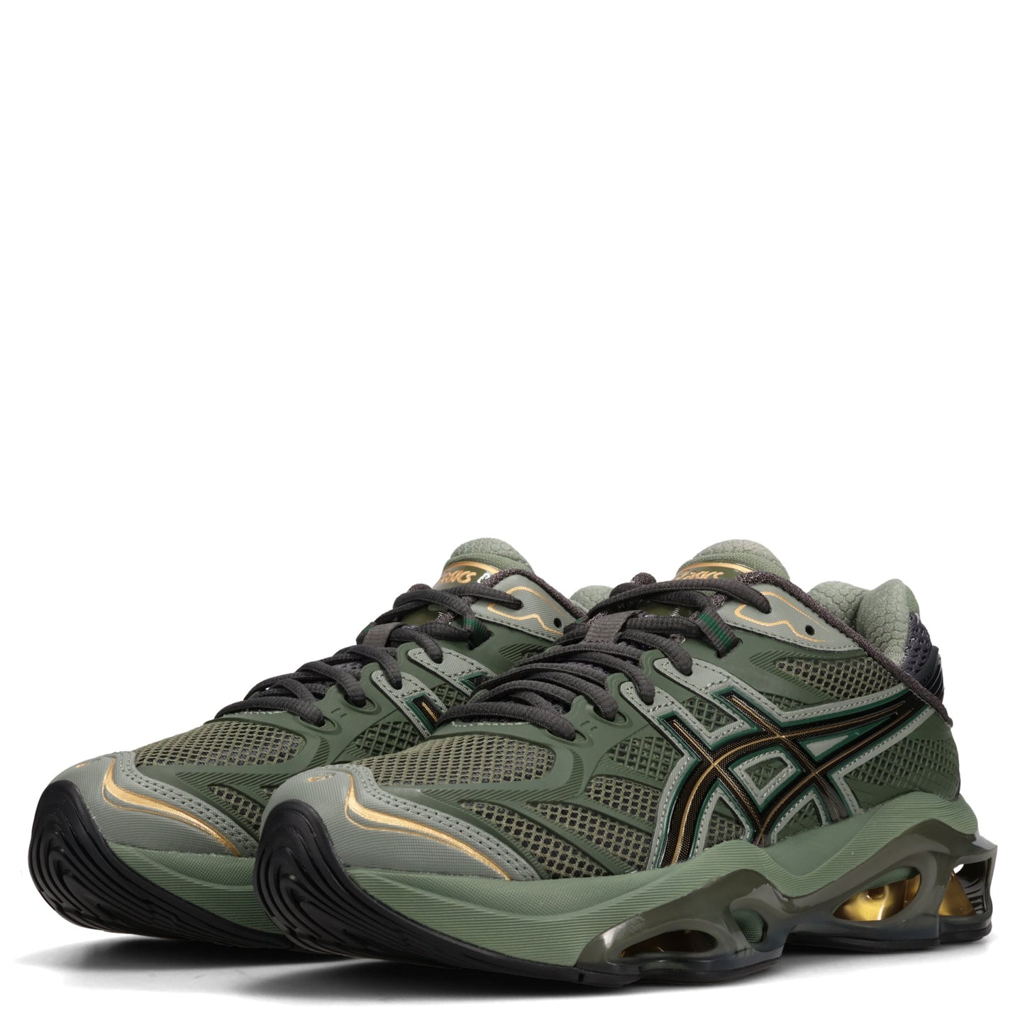 GEL-KINETIC 2.0 / 025:OBSIDIAN GREY/OLIVE CANVAS