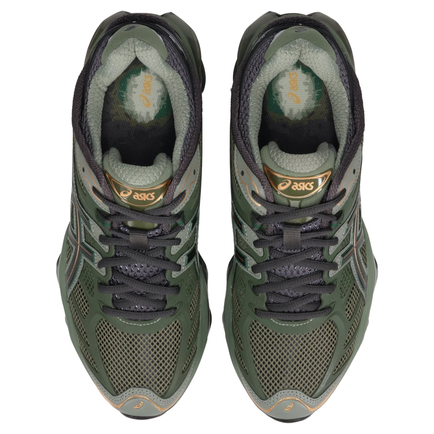 GEL-KINETIC 2.0 / 025:OBSIDIAN GREY/OLIVE CANVAS