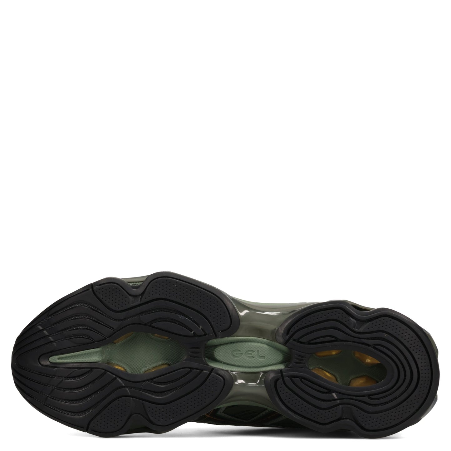 GEL-KINETIC 2.0 / 025:OBSIDIAN GREY/OLIVE CANVAS
